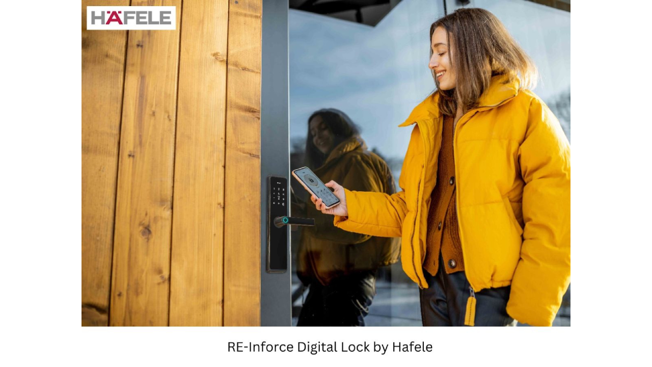 Hafele Introduces Integrated Range of 'RE-Inforce Digital Lock' Home Security Solutions